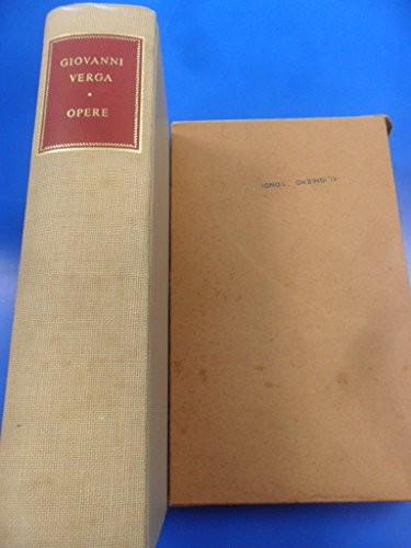 Opere giovanni verga a - opere,, cura